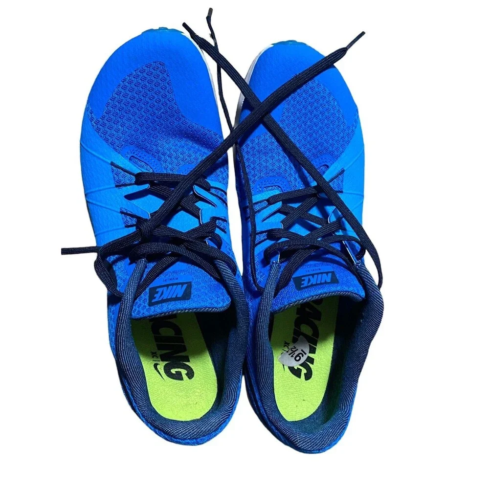 Nike Mens Zoom Rival Waffle 904720-402 Blue Running Shoes Sneakers Size 9.5